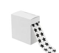 PATIKIL 1000pcs Pegatinas de Estrellas, 0.95cm Estrella Calcomanía Star Sticker Vinilo Etiqueta para Scrapbooking Decoración Carta Regalo Maestros Suministros Manualidades, Negro