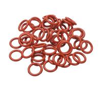 PATIKIL 100pcs Juntas Tóricas Rojas, 22x16x3mm(OD*ID*T) Anillo de Silicona O Ring Sellado Métrico VMQ Reemplazo para Reparación de Válvulas de Compresor de Fontanería Automóviles HVAC