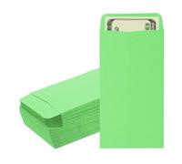 PATIKIL 100pcs Sobres para Dinero, Sobre Autoadhesivo de Efectivo Pequeña Bolsa para Sellos Monedas Semillas Cuentas Joyas Boletos Tarjetas Presupuesto Carta, 16.5x9cm, Verde Oscuro