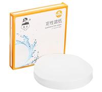 PATIKIL 100uds 15cm Cualitativo Filtro Papel Círculos, Rápido Velocidad Redondo Laboratorio Filtro Papel Químico Industrial Petróleo Pruebas Embudo Filtro Papel