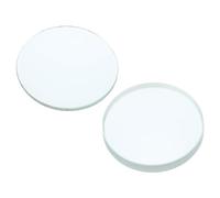 PATIKIL 10cm Focal Longitud 40mm Doble Convexo y 10cm Focal Longitud 40mm Doble Cóncavo Lente 1 Juego, 2 Paquete Vidrio Ópticamente Pulido Redondos Bordes Lente, Transparente