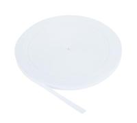 PATIKIL 10mm Cinta de Sarga de Algodón 50 Yardas Cinta de Algodón para Encuadernación de Bies Cinta de Adorno en Espiga para Regalos Envoltura Manualidades DIY Beige Blanco
