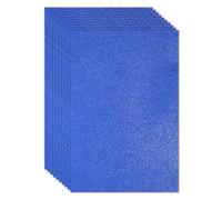 PATIKIL 10pcs Adhesva EVA Hojas de Espuma con Purpurina, 2mm Grosor Azul Oscuro Esponja Papel Brillante Lámina, 30x20cm (L*A) para Manualidades DIY Regalo Collage Álbumes Decoraciones