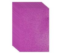 PATIKIL 10pcs Adhesva EVA Hojas de Espuma con Purpurina, 2mm Grosor Púrpura Esponja Papel Brillante Lámina, 30x20cm (L*A) para Manualidades DIY Regalo Collage Álbumes Decoraciones