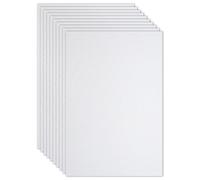 PATIKIL 10pcs EVA Hojas de Espuma con Purpurina, 2mm Grosor Blanco Esponja Papel Brillante Lámina Cuadrada, 30x20cm (L*A) para Manualidades DIY Regalo Collage Álbumes Decoraciones