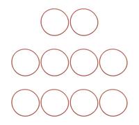 PATIKIL 10pcs Junta Tórica Roja, Silicona Arandela VMQ Anillo O Sellado Métrico Juntas de Sello para Válvulas Compresor Fontanería Grifo Automoción Reparación，100x94x3mm（ID*OD*An.)