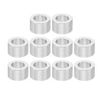 PATIKIL 10pcs M12 Separadores de Aluminio, Espaciadores Redondos de Metal Espaciadores Metálicos de Aleación de Aluminio para M12 Tornillo Pernos, 12x12.5x20mm (L*ID*OD)