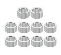 PATIKIL 10pcs M4 Separadores de Aluminio, Espaciador Redondo de Metal Espaciadores Metálicos de Aleación de Aluminio para M4 Tornillo Pernos, 3x4.1x6mm (L*ID*OD)