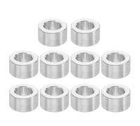PATIKIL 10pcs M4 Separadores de Aluminio, Espaciador Redondo de Metal Espaciadores Metálicos de Aleación de Aluminio para M4 Tornillo Pernos, 4x4.1x7mm (L*ID*OD)