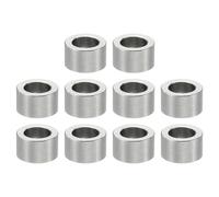 PATIKIL 10pcs M5 Separadores de Acero Inoxidable, Espaciadores Redondos de Metal Espaciadores Metálicos de Acero Inoxidable para M5 Tornillo Pernos, 5x5.1x8mm (L*ID*OD)