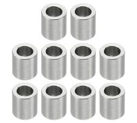 PATIKIL 10pcs M5 Separadores de Acero Inoxidable, Espaciadores Redondos de Metal Espaciadores Metálicos de Acero Inoxidable para M5 Tornillo Pernos, 8x5.1x8mm (L*ID*OD)