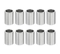 PATIKIL 10pcs M6 Separadores de Acero Inoxidable, Espaciadores Redondos de Metal Espaciadores Metálicos de Acero Inoxidable para M6 Tornillo Pernos, 12x6.1x8mm (L*ID*OD)