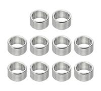 PATIKIL 10pcs M6 Separadores de Acero Inoxidable, Espaciadores Redondos de Metal Espaciadores Metálicos de Acero Inoxidable para M6 Tornillo Pernos, 4x6.1x8mm (L*ID*OD)