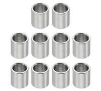 PATIKIL 10pcs M6 Separadores de Acero Inoxidable, Espaciadores Redondos de Metal Espaciadores Metálicos de Acero Inoxidable para M6 Tornillo Pernos, 8x6.1x8mm (L*ID*OD)