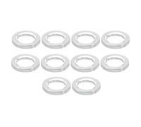 PATIKIL 10pcs M6 Separadores de Aluminio, Espaciadores Redondos de Metal Espaciadores Metálicos de Aleación de Aluminio para M6 Tornillo Pernos, 1.5x6.2x10mm (L*ID*OD)