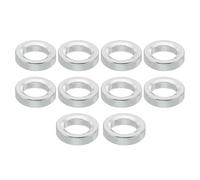 PATIKIL 10pcs M6 Separadores de Aluminio, Espaciadores Redondos de Metal Espaciadores Metálicos de Aleación de Aluminio para M6 Tornillo Pernos, 2.5x6.2x10mm (L*ID*OD)