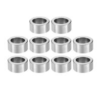 PATIKIL 10pcs M8 Separadores de Acero Inoxidable, Espaciadores Redondos de Metal Espaciadores Metálicos de Acero Inoxidable para M8 Tornillo Pernos, 6x8.2x12mm (L*ID*OD)