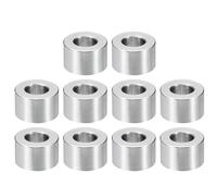 PATIKIL 10pcs M8 Separadores de Acero Inoxidable, Espaciadores Redondos de Metal Espaciadores Metálicos de Acero Inoxidable para M8 Tornillo Pernos, 10x8.2x16mm (L*ID*OD)