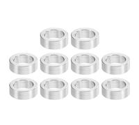PATIKIL 10pcs M8 Separadores de Acero Inoxidable, Espaciadores Redondos de Metal Espaciadores Metálicos de Acero Inoxidable para M8 Tornillo Pernos, 5x8.2x12mm (L*ID*OD)