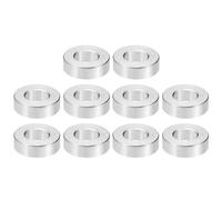 PATIKIL 10pcs M8 Separadores de Acero Inoxidable, Espaciadores Redondos de Metal Espaciadores Metálicos de Acero Inoxidable para M8 Tornillo Pernos, 5x8.2x16mm (L*ID*OD)