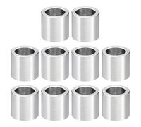 PATIKIL 10pcs M8 Separadores de Acero Inoxidable, Espaciadores Redondos de Metal Espaciadores Metálicos de Acero Inoxidable para M8 Tornillo Pernos, 12x8.2x12mm (L*ID*OD)
