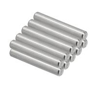 PATIKIL 10Pcs Pasadores Cilíndricos 6 x 40mm, Soportes Cilíndricos para Estantes de Acero Inoxidable 304, Clavija Pasador para Fijar y Conectar Estantes Muebles