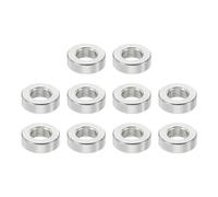PATIKIL 10pcs Separadores de Acero Inoxidable, M3 Espaciadores Redondos de Metal Espaciadores Metálicos de Acero Inoxidable para M3 Tornillo Pernos, 2x3.1x6mm (L*ID*OD)