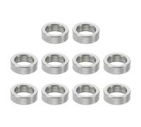 PATIKIL 10pcs Separadores de Acero Inoxidable, M4 Espaciadores Redondos de Metal Espaciadores Metálicos de Acero Inoxidable para M4 Tornillo Pernos, 2x4.1x6mm (L*ID*OD)