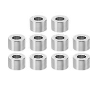 PATIKIL 10pcs Separadores de Acero Inoxidable, M6 Espaciadores Redondos de Metal Espaciadores Metálicos de Acero Inoxidable para M6 Tornillo Pernos, 8x6.2x12mm (L*ID*OD)