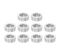 PATIKIL 10pcs Separadores de Acero Inoxidable, M6 Espaciadores Redondos de Metal Espaciadores Metálicos de Acero Inoxidable para M6 Tornillo Pernos, 5x6.2x10mm (L*ID*OD)