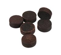 PATIKIL 11mm Billar Taco Puntas, 12 Paquete Pool Billar Taco Puntas Billar Palo Reemplazo Punta Snooker Taco Puntas para Billar Taco, Marrón