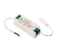 PATIKIL 12-18W 300mA LED Controlador, 2 Paquete AC 85-265V Salida 36-63V DC Hembra Conector Constante Corriente Rectificador Transformador Externa Alimentación Fuente