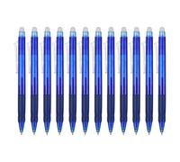 PATIKIL 12 bolígrafos de gel borrables, punta fina de 0.5 mm, retráctil, borrable por calor, agarre cómodo, hace que desaparezcan los errores para dibujar, planificar, escribir, oficina, hogar, tinta