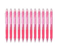 PATIKIL 12 bolígrafos de gel borrables, punta fina de 0.5 mm, retráctil, borrable por calor, agarre cómodo, hace que desaparezcan los errores para dibujar, planificar, escribir, oficina, hogar, tinta