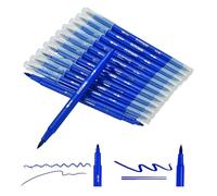PATIKIL 12 Pack Rotuladores De Doble Punta Pincel, Azul Oscuro Juego De Rotuladores Para Colorear Para Adultos Para Libros De Colorear Tomar Notas Escribir Caligrafía Dibujar Bocetar