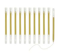 PATIKIL 12 Pcs Bolígrafos De Gel De Colores, 0.5mm Punta Fina Bolígrafos De Gel Pastel Tinta De Alto Brillo Para Proyectos DIY Pintura Diario Cuaderno, 15cm Longitud Tinta Dorada