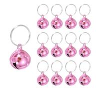 PATIKIL 12 Pcs Campana Para Perro Mini Campana Para Gato Pequeñas Campanas Para Collar De Mascota Llavero Lindas Campanas De Metal A Granel Sonido Fuerte Para Encanto De Collar Rosa