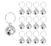 PATIKIL 12 Pcs Campana Para Perro Mini Campana Para Gato Pequeñas Campanas Para Mascotas Llavero Lindas Campanas De Metal A Granel Sonido Fuerte Para Collar De Perro Plata