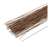 PATIKIL 120 Pcs Alambre Floral Calibre 30, Alambre Para Tallos Florales De 14 Pulgadas Alambres Envueltos En Papel Para Flores Suministros Florales Proyectos DIY Coronas, Marrón