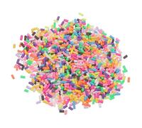 PATIKIL 120g Falsos Sprinkles Falsos Adornos de Arcilla Granos de Azúcar para Arte de Uñas Manualidades DIY Fundas de Teléfono Resina Rebanadas Colores Variados