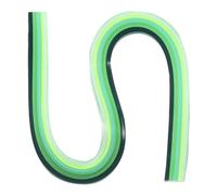 PATIKIL 120pcs Tiras de Papel Quilling, 54cmx10mm(L*A）Papel de Origami Tiras de Papel para Quilling Arcoíris Tiras Coloreadas de Papel de Arte para Manualidad, Verde Degradado