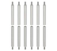 PATIKIL 12pcs M3 Separadores Roscados, M3*40+6mm Tornillo de Extensión de Acero Inoxidable Tuerca Pilar Macho Hembra Tornillo, Adaptadores de Rosca Macho Hembra Métrica, 3x5mm(ID*OD)