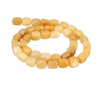 PATIKIL 12X8mm Piedras Preciosas de Piedra Natural para Hacer Joyas, 1 Hebra 15"/38cm Cuboid Espaciador Suelto Cuentas de Ágata de Cristal para Pulsera Collar Arte Manualidades Diy