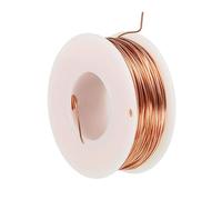 PATIKIL 131 Pies Sólido Desnudo Cobre Alambre, 22 Calibre 99.9% Puro Cobre Alambre 0,7mm Suave Cuentas Alambre Metal Planta Tallo Lazos para Joyería Artesanía (40m)