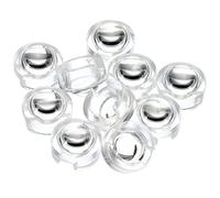 PATIKIL 13mm LED Convexa Lente, 10 Paquete 15 Grados Haz Ángulo Acrílico LED Óptica Convexo Condensador Lente para 1W 3W LED Lámpara Cuentas Infrarrojas Cámaras, Transparente