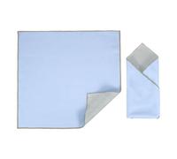 PATIKIL 14" X 14" Funda Protectora para Cámara, Tela Autoadhesiva Mágica Antiarañazos para Lentes De Cámara DSLR Teléfono Portátil, Azul