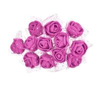 PATIKIL 144Pcs Mini Rosas Artificiales Cabezas de Flores 2.5cm Rosa