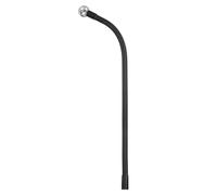PATIKIL 15.7" Cuello Flexible Ajustable con Conector De rótula De 17.4mm, Roscado Hembra 1/4"-20 UNC para Soporte De Trípode con Clip para Teléfono Y Luces para Selfies, Negro