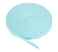 PATIKIL 15mm Algodón Sarga Cinta 45m（50 Yardas) Algodón Cinta Bies Encuadernación Cinta Espiga Cinta para Coser Encuadernación Regalo Envoltura Artesanía Bricolaje Claro Azul