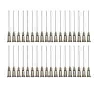 PATIKIL 16Ga Agujas de Dispensación, 36PCS 1.5 Pulgadas Aguja de Dispensación de Punta obtuso Industrial con Aguja de Luer Lock para Rellenar Tintas s Pegamento Adhesivo Aceite, Gris